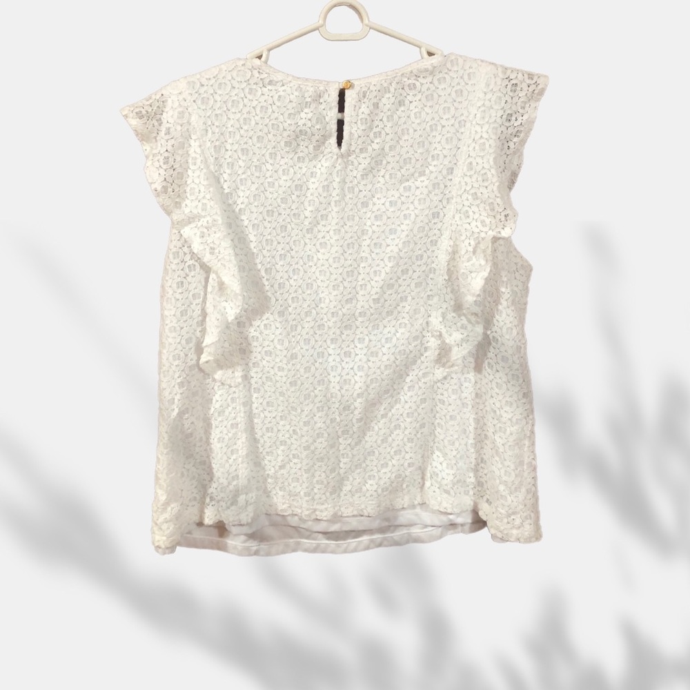 🇺🇸 Liz Claiborne Ruffled Top - Picture 2 of 4